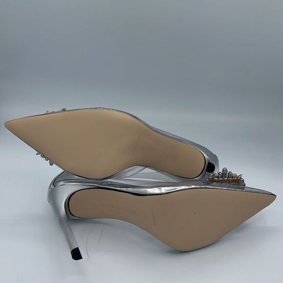 NIB CINDER-F*CKING-RELLA PUMP Clear Embellished Pumps Size 9.5 - Picture 10 of 16